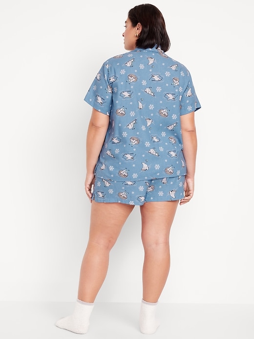 Image number 8 showing, Flannel Pajama Short Set