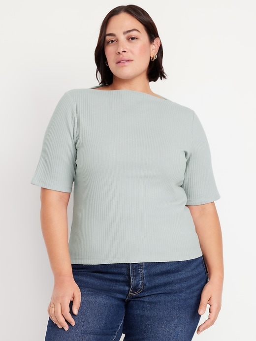 Image number 7 showing, Ribbed T-Shirt