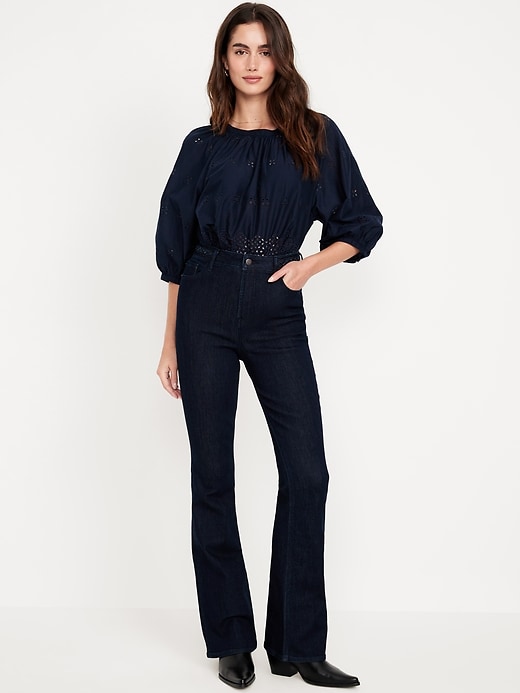 Image number 1 showing, Extra High-Waisted Flare Jeans