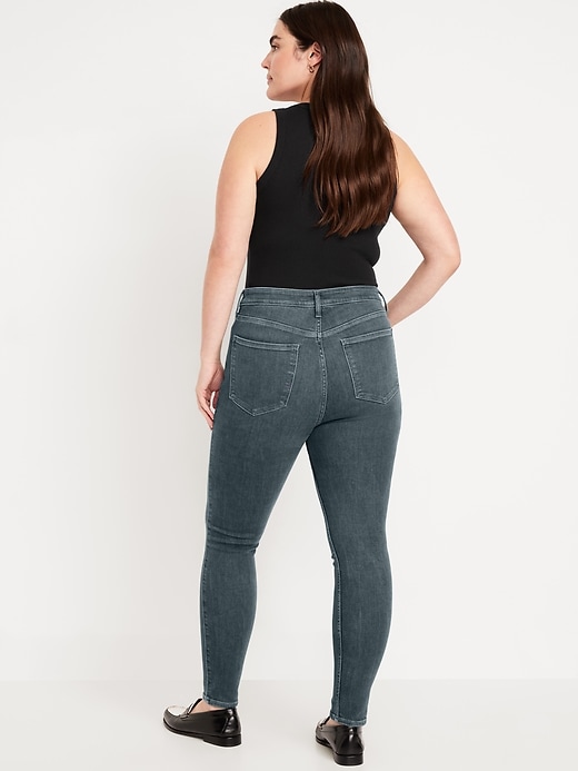 Image number 5 showing, Extra High-Waisted Rockstar 360° Stretch Super-Skinny Jeans