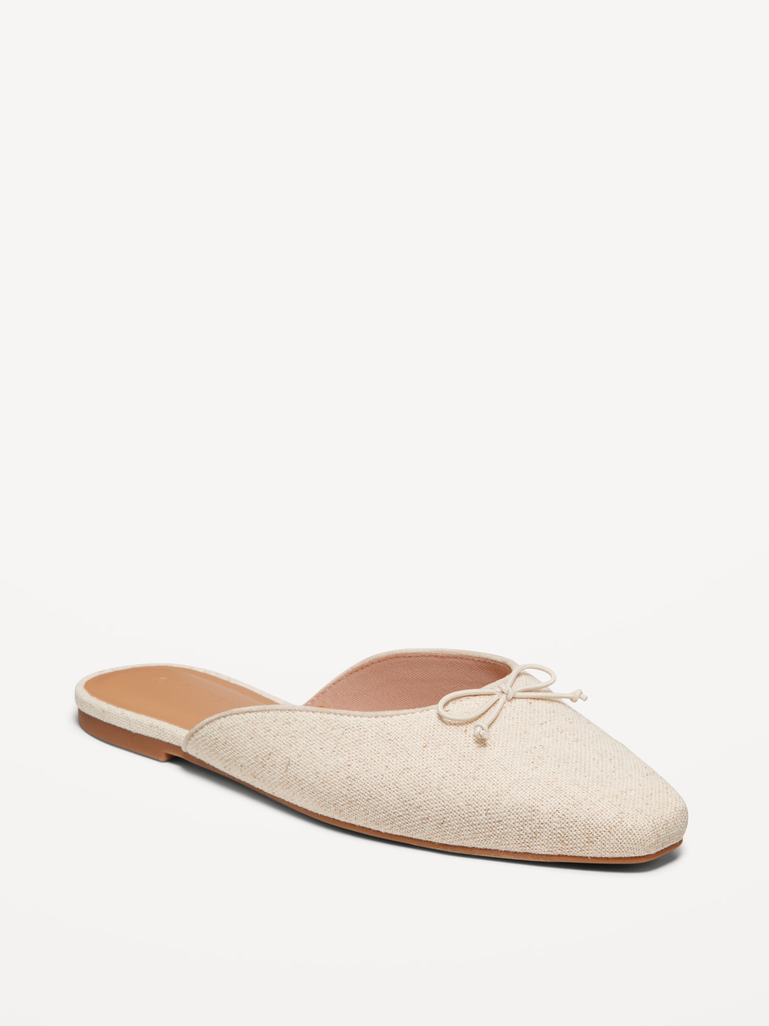 Ballet Mule Flats - Beige