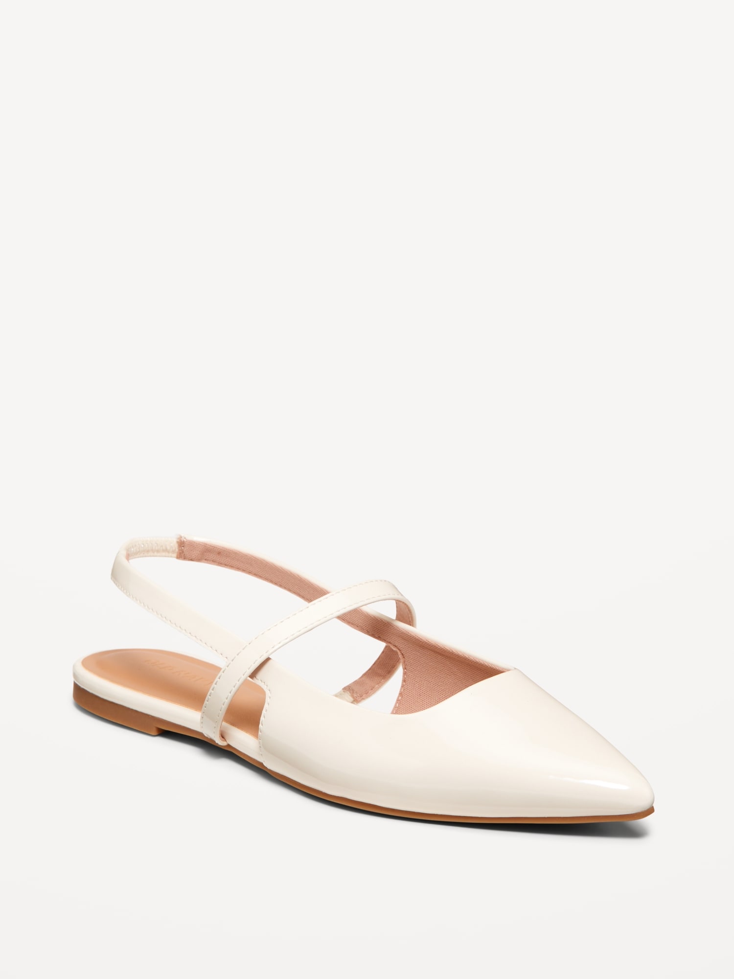 Pointed Toe Slingback Flats