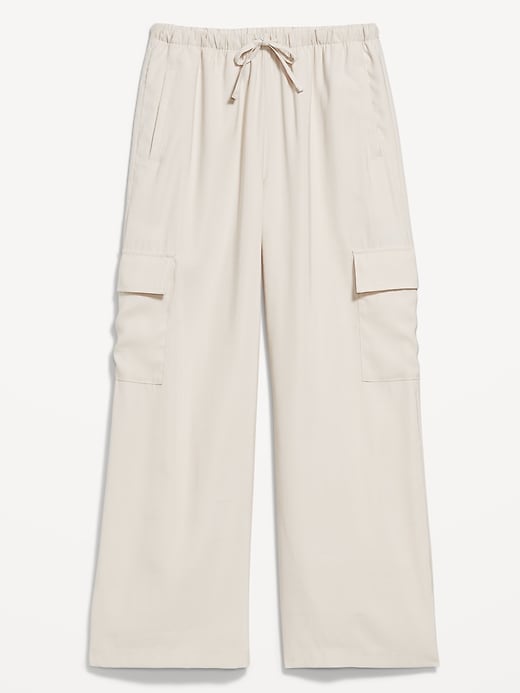 Image number 4 showing, Drapey Cargo Super Wide-Leg Pants