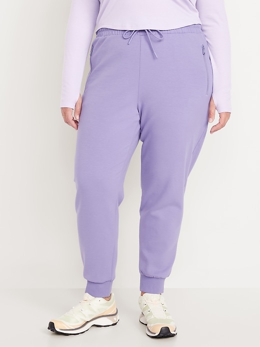 Image number 6 showing, High-Waisted Dynamic Fleece Joggers