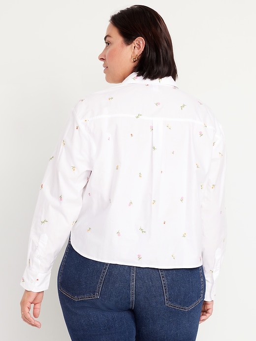 Image number 7 showing, Cropped Button-Down Shirt