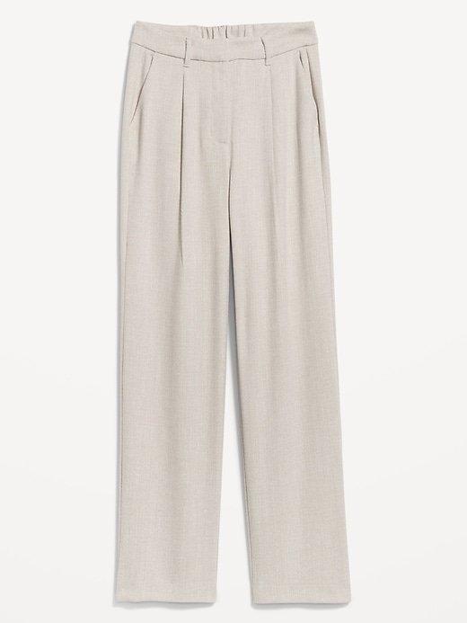 Image number 4 showing, Extra High-Waisted Taylor Wide-Leg Trouser Pants