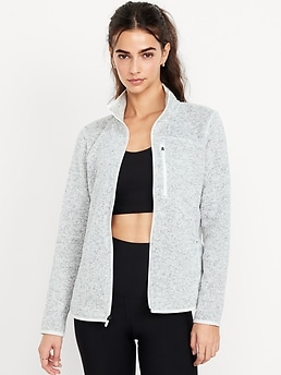 Fleece-Knit Zip Jacket - image 3