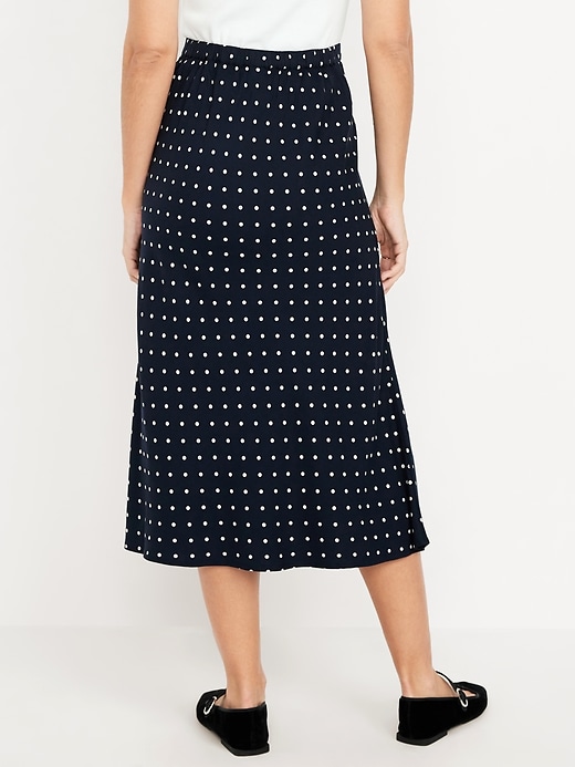 Image number 2 showing, Crepe A-Line Midi Skirt