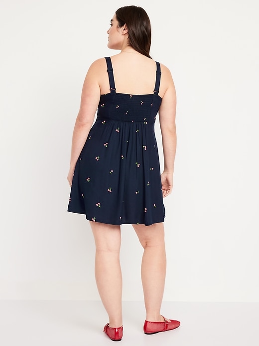 Image number 5 showing, Fit &amp; Flare Crepe Mini Dress