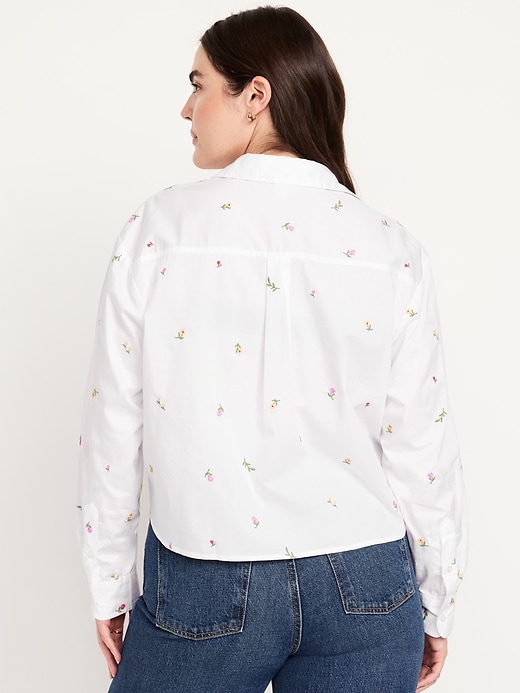 Image number 5 showing, Cropped Button-Down Shirt