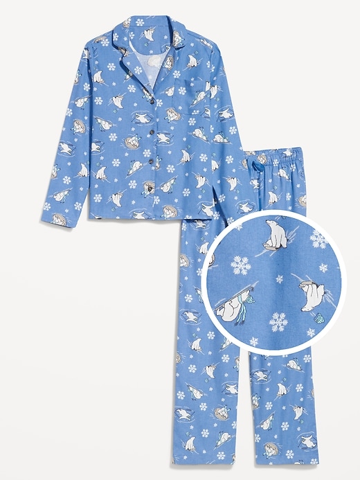 Image number 1 showing, Flannel Pajama Set for Women