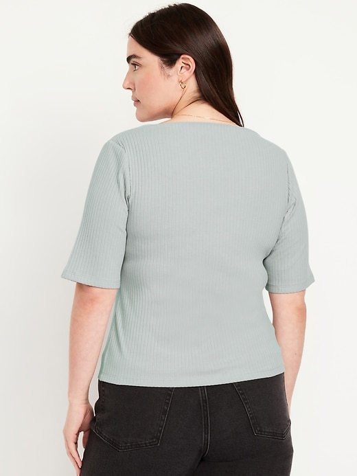 Image number 6 showing, Ribbed T-Shirt