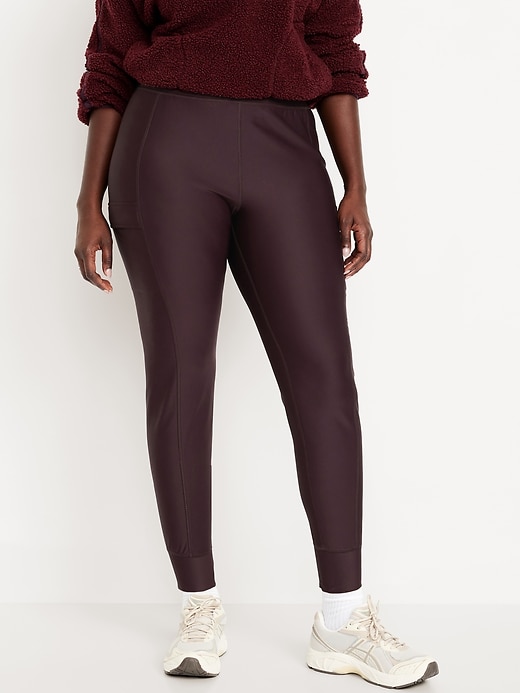 Image number 4 showing, Extra High-Waisted PowerSoft Coze Edition Fleece-Lined 7/8 Cargo Joggers