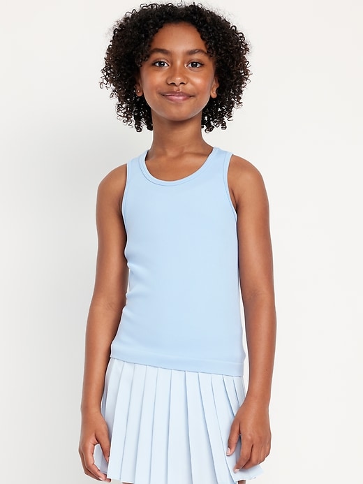 View large product image 1 of 4. Seamless Fitted Performance Tank Top for Girls