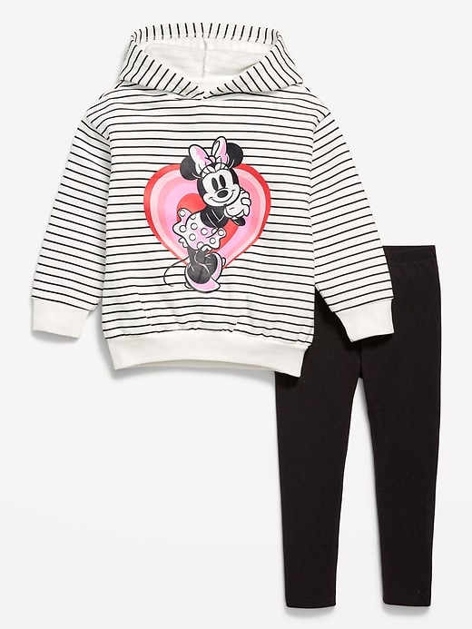 View large product image 1 of 2. Disney© Graphic Tunic Hoodie and Leggings Set for Toddler Girls