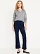 High-Waisted Weekender Pull-On Crop Flare Jeans - image 5