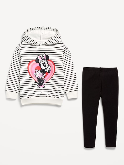 View large product image 2 of 2. Disney© Graphic Tunic Hoodie and Leggings Set for Toddler Girls