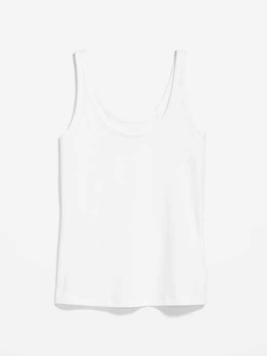 Image number 4 showing, First-Layer Scoop-Neck Tank Top