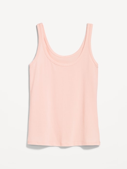 Image number 4 showing, First-Layer Scoop-Neck Tank Top