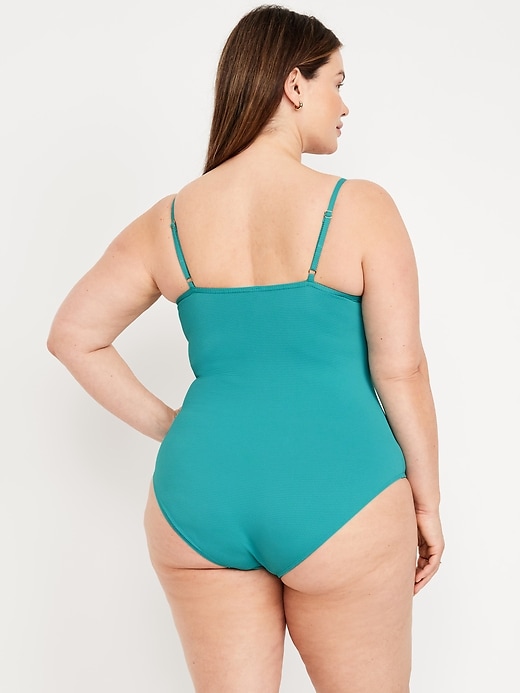 Image number 8 showing, One-Piece Balconette Swimsuit