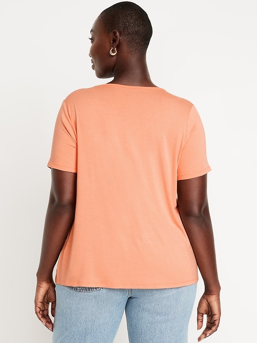 Image number 4 showing, Luxe V-Neck T-Shirt