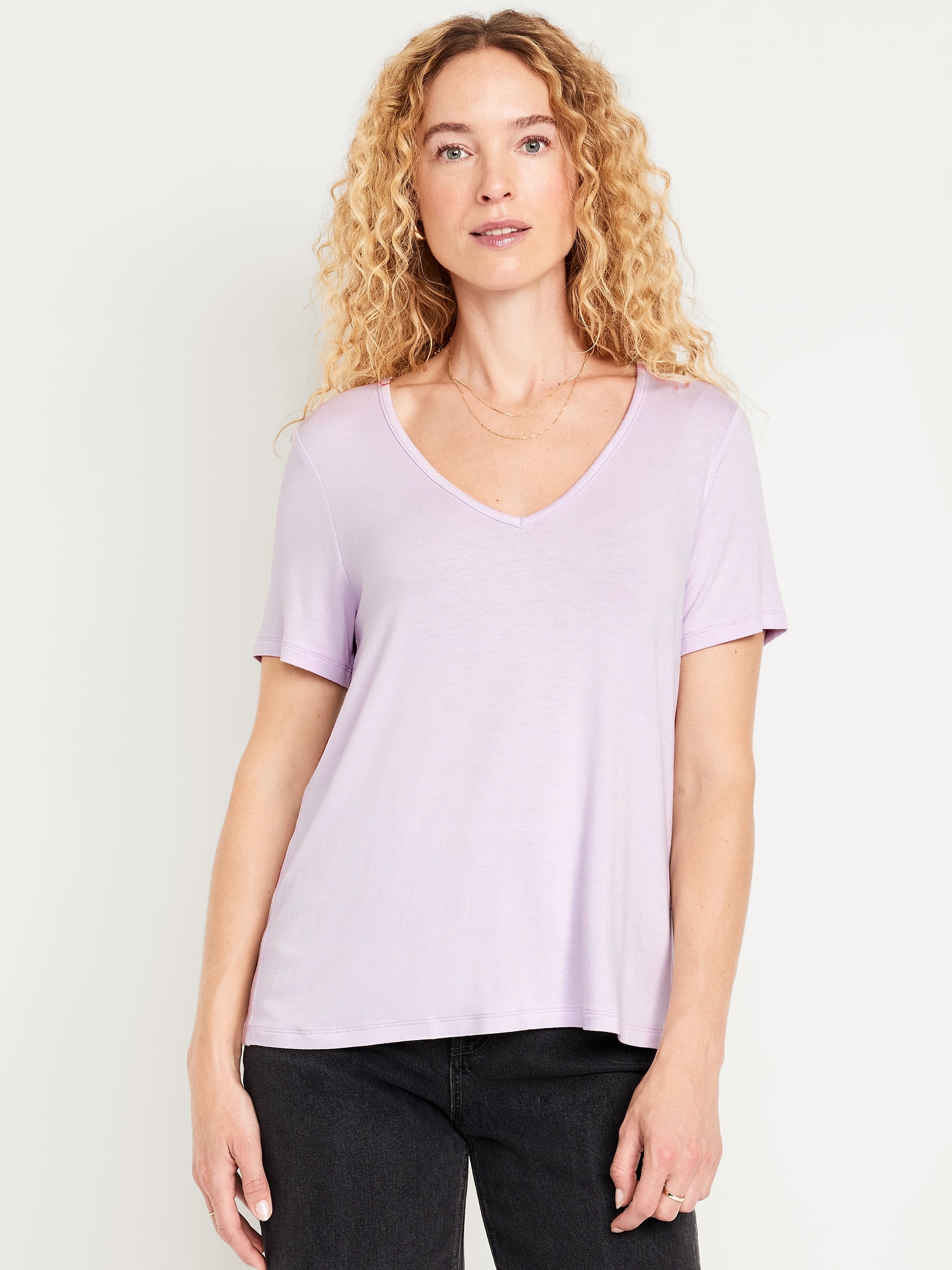 Luxe V-Neck T-Shirt