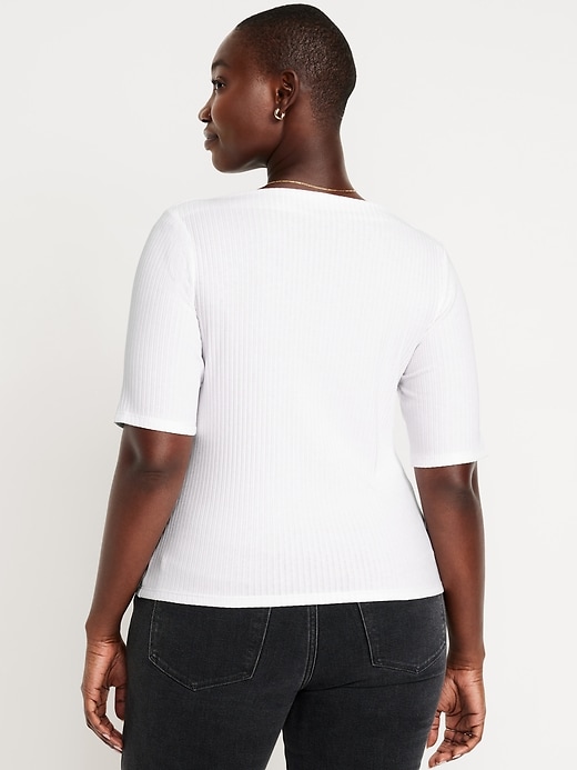 Image number 6 showing, Ribbed T-Shirt