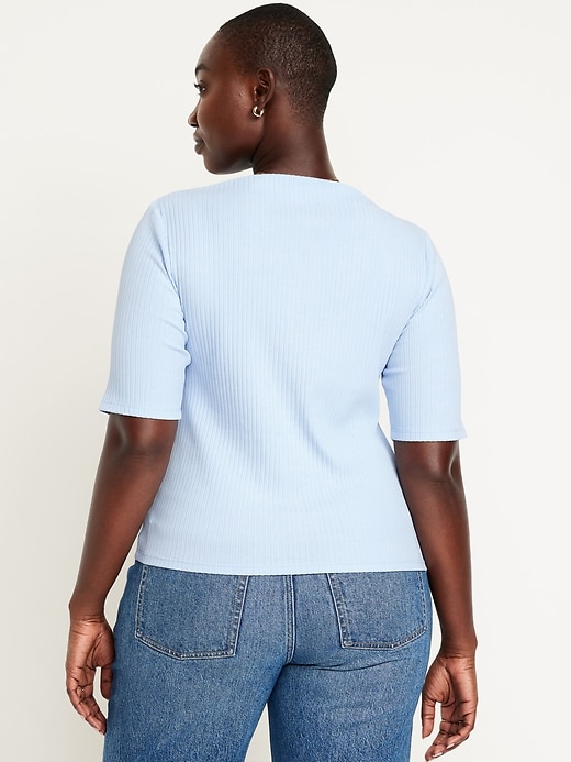 Image number 6 showing, Ribbed T-Shirt