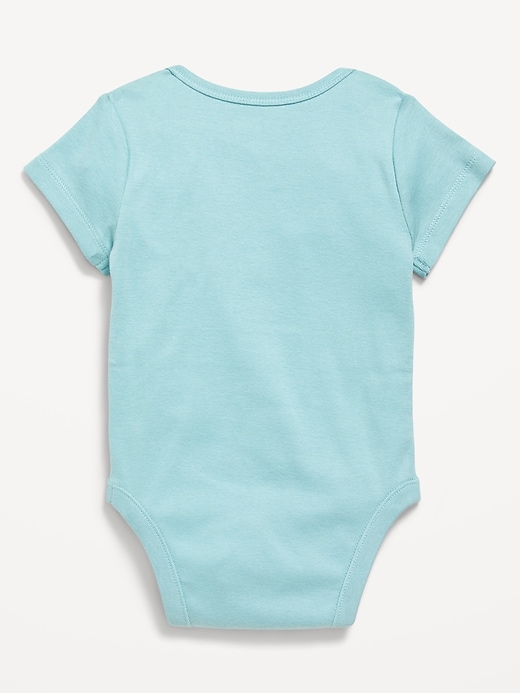 View large product image 2 of 2. Short-Sleeve Graphic Bodysuit for Baby