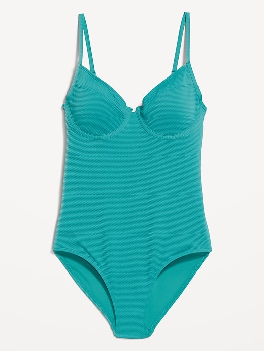 Image number 4 showing, One-Piece Balconette Swimsuit