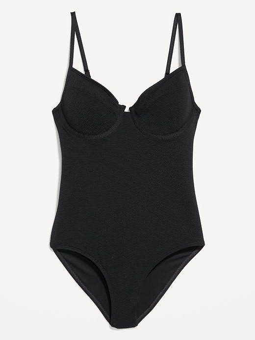 Image number 4 showing, One-Piece Balconette Swimsuit