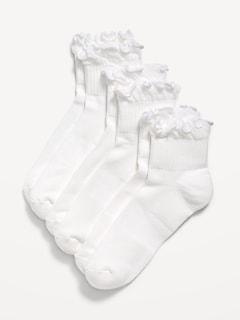 Ruffled Athletic Socks 3-Pack