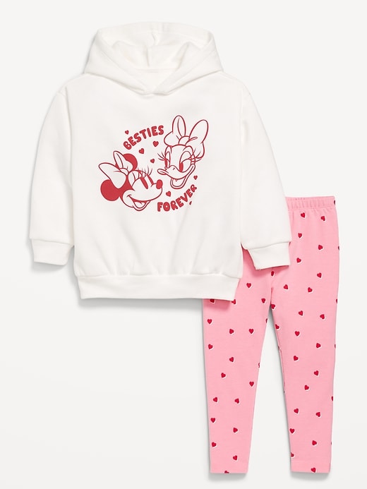 View large product image 1 of 3. Disney© Graphic Tunic Hoodie and Leggings Set for Toddler Girls