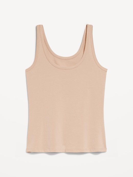 Image number 4 showing, First-Layer Scoop-Neck Tank Top