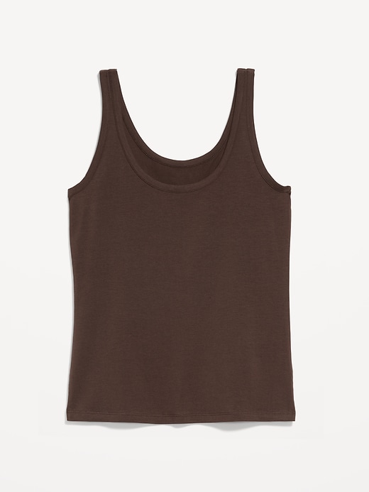 Image number 4 showing, First-Layer Scoop-Neck Tank Top