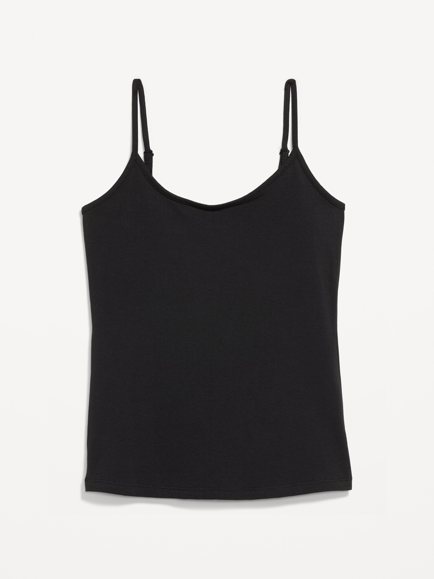 Женский топ Old Navy First-Layer Cami Tank Top, цвет: Чёрный — фото 4