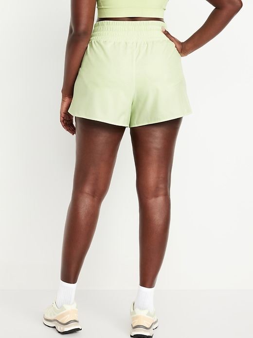 Image number 5 showing, Extra High-Waisted Crinkle Run Shorts -- 3-inch inseam