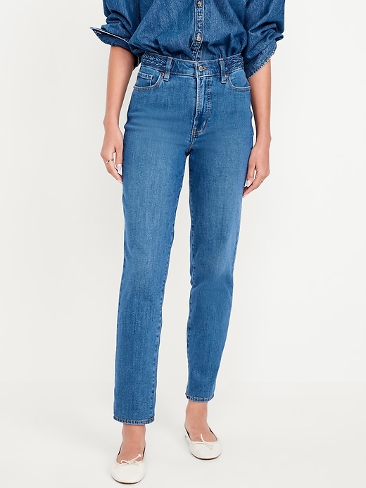 Image number 2 showing, High-Waisted OG Straight Ankle Jeans