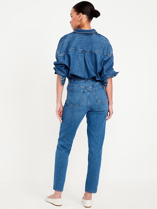 Image number 4 showing, High-Waisted OG Straight Ankle Jeans