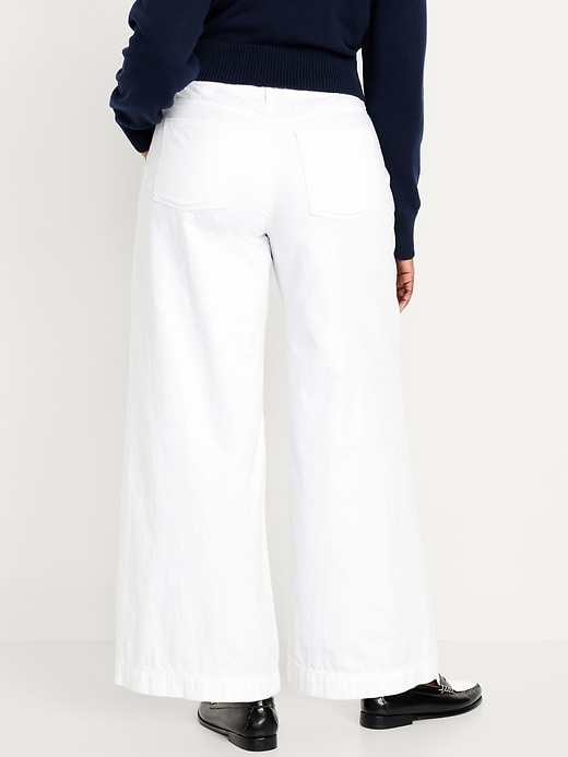 Image number 6 showing, High-Waisted Super Wide-Leg Drapey Pants