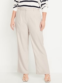Extra High-Waisted Taylor Wide-Leg Trouser Pants