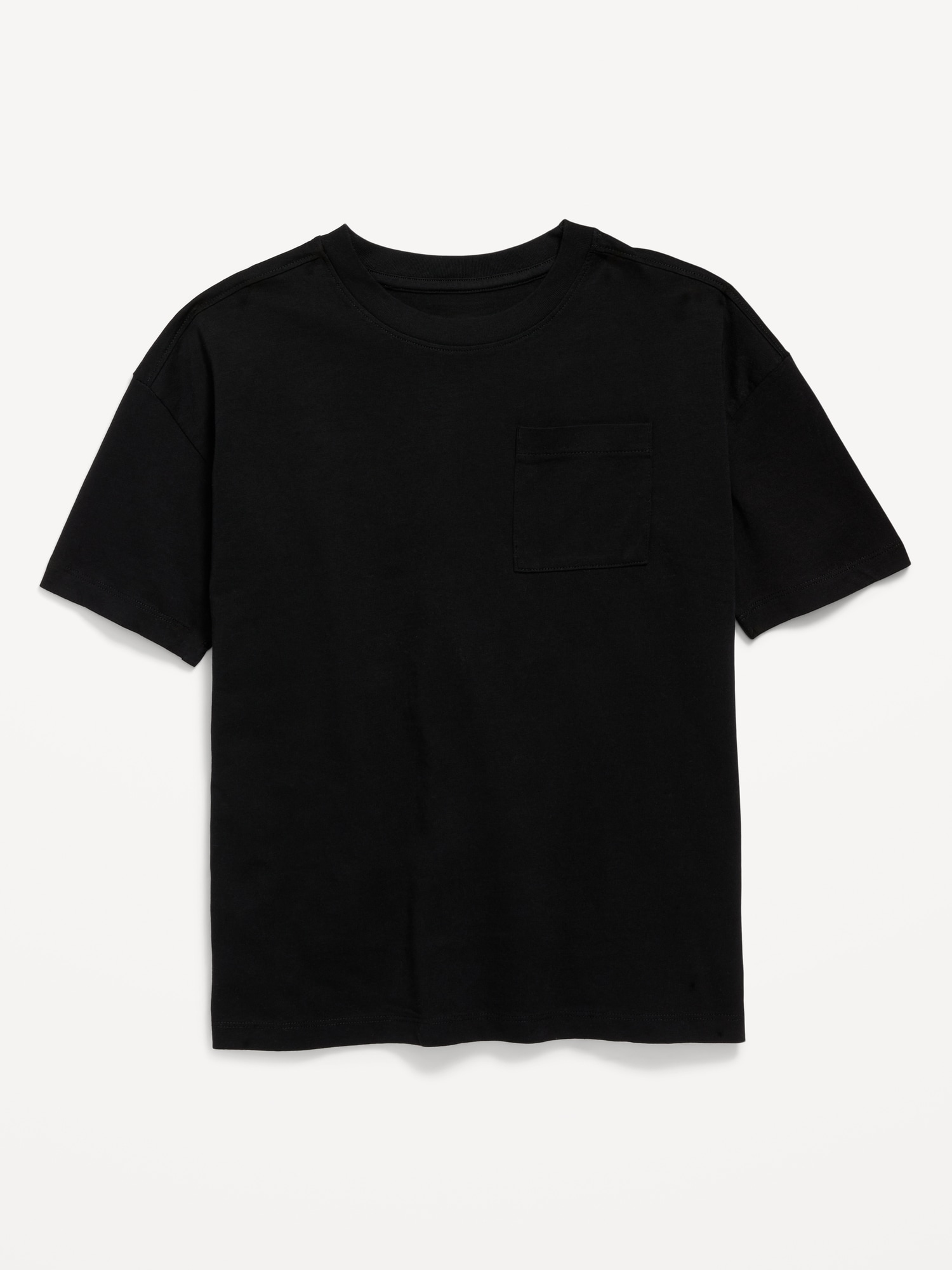 Oversized Short-Sleeve Pocket T-Shirt for Boys