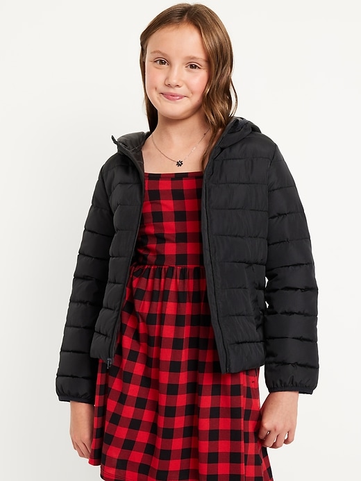 View large product image 1 of 3. Water-Resistant Narrow-Channel Puffer Jacket for Girls