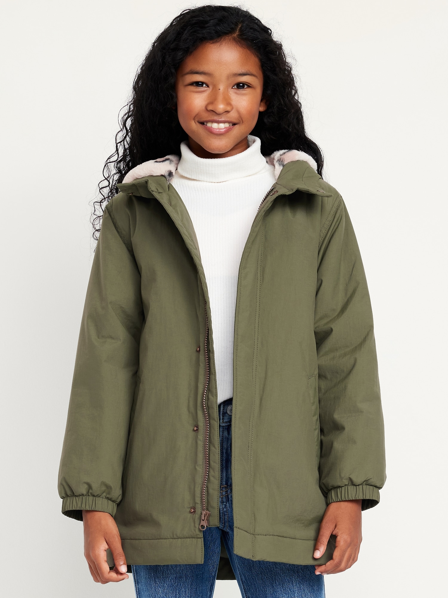 Girls winter parka on sale