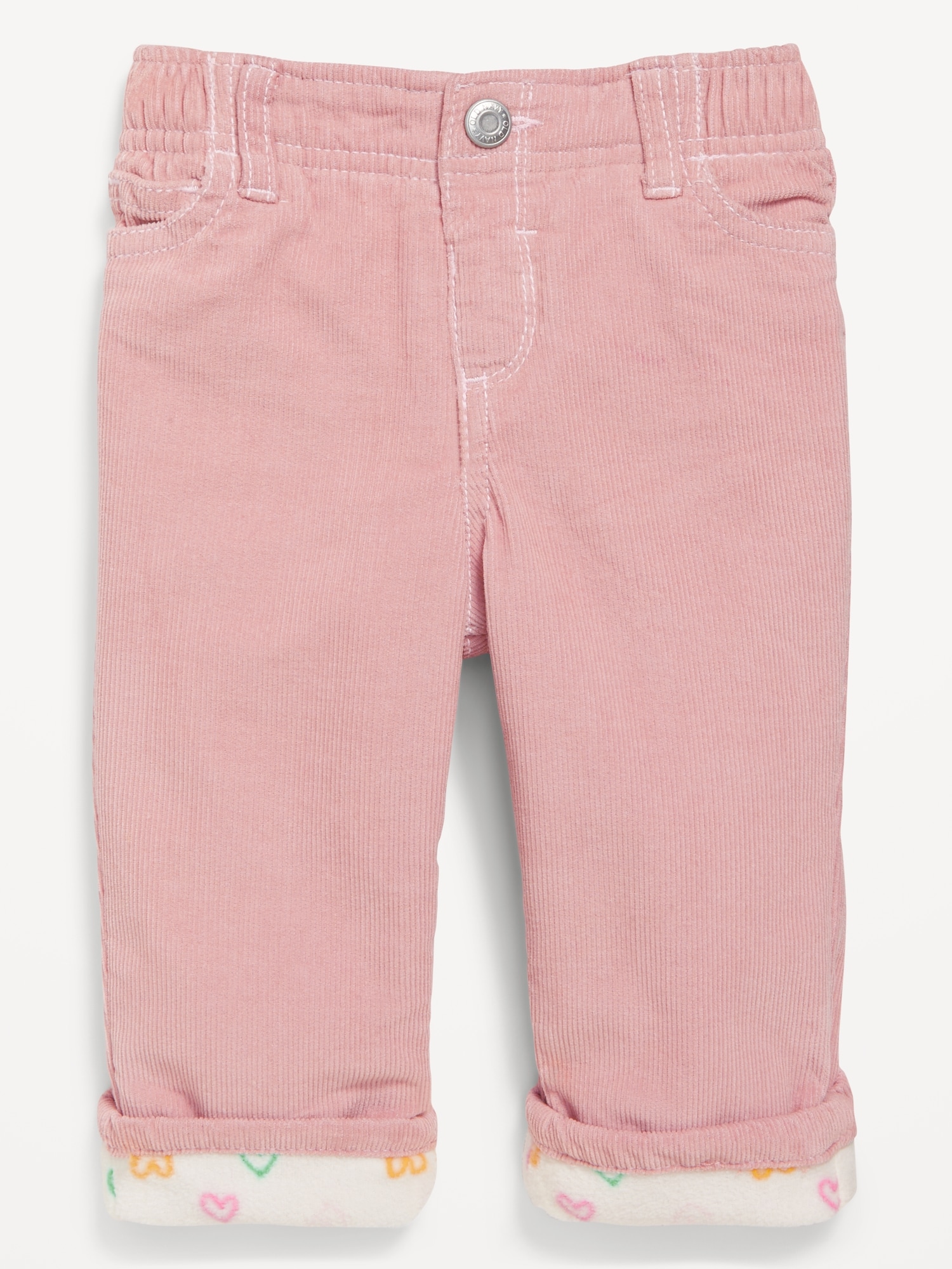 Loose Cozy-Lined Corduroy Pants for Baby