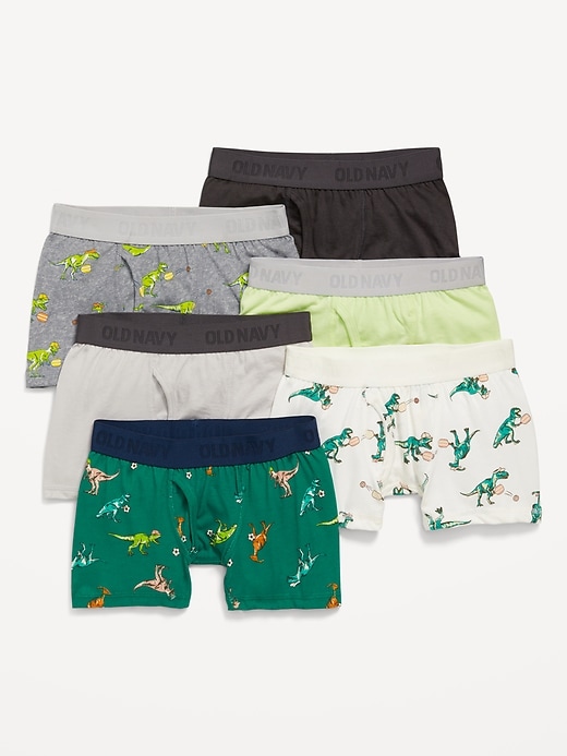 View large product image 1 of 1. Boxer-Briefs Underwear 6-Pack for Boys