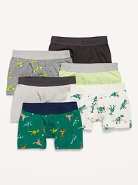 Image number 1 showing, Boxer-Briefs Underwear 6-Pack for Boys