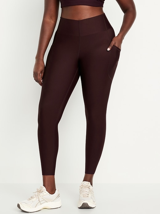 Image number 4 showing, High-Waisted PowerSoft Sculpt 7/8 Pocket Leggings