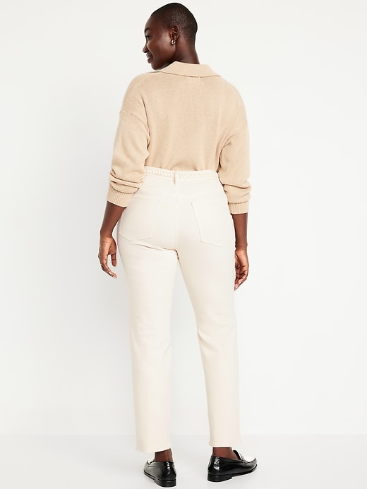 Image number 6 showing, High-Waisted OG Loose Braided Ankle Jeans