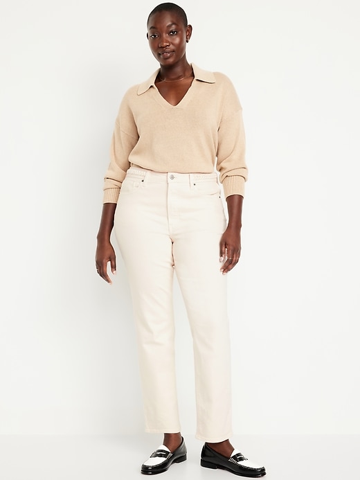 Image number 5 showing, High-Waisted OG Loose Braided Ankle Jeans